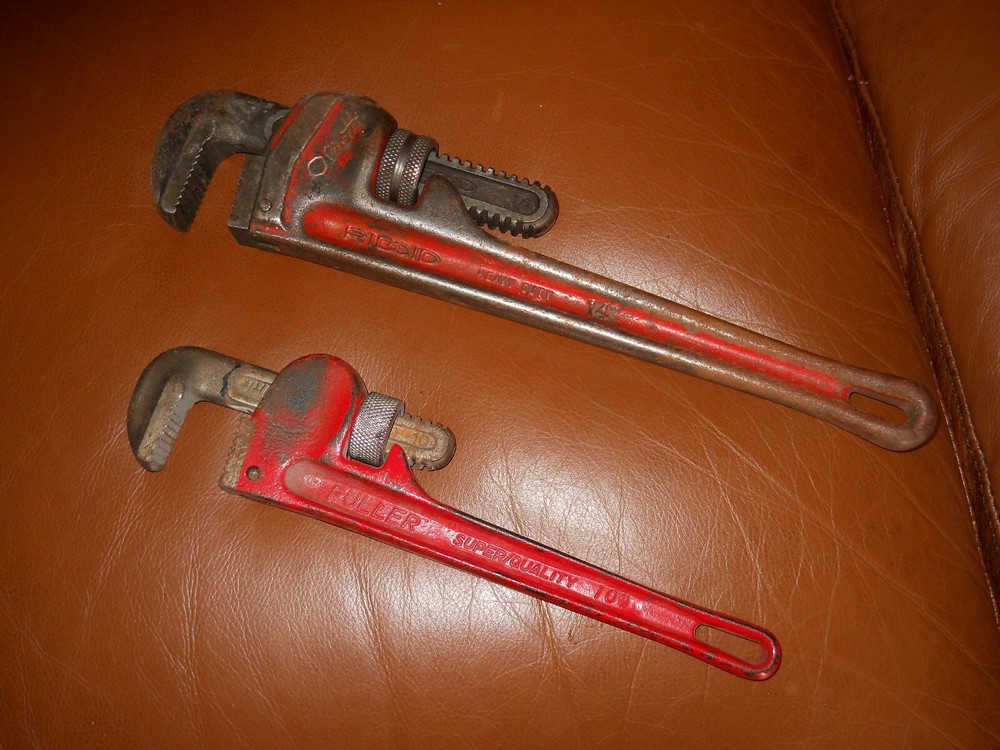 RIDGE & FULLER Monkey Wrenches #14 and # 10