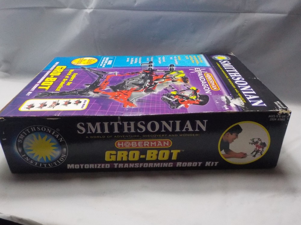 Smithsonian-Hoberman Expandagon GRO-BOT Motorized Transforming Robot Kit