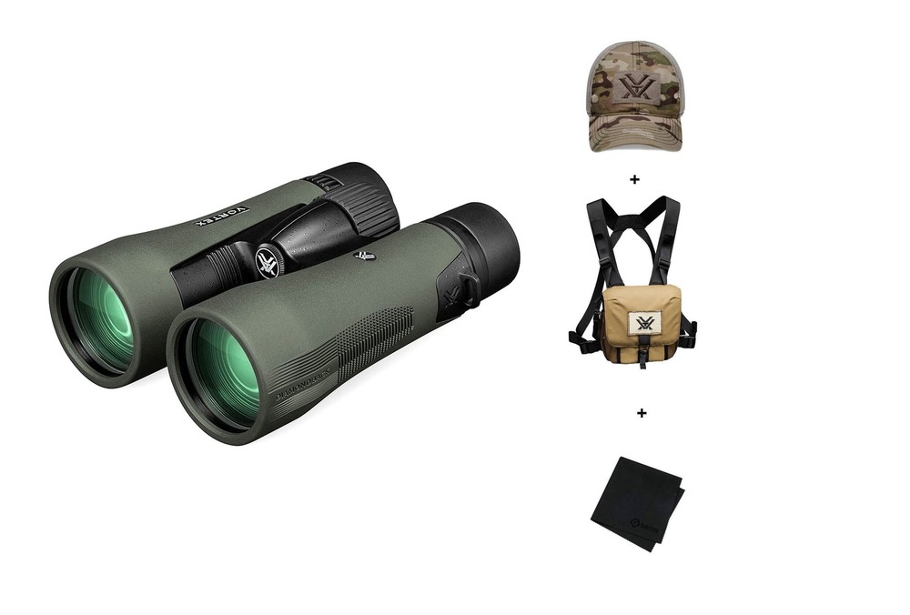 VORTEX Diamondback HD 10x50 Binocular w/ Harness Case, Cap and Microfiber Cloth