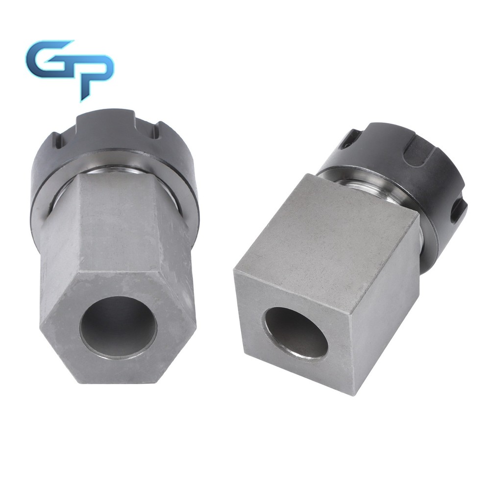 ER-25 Hex & Square Collet Blocks for Multi-Side Machining Work