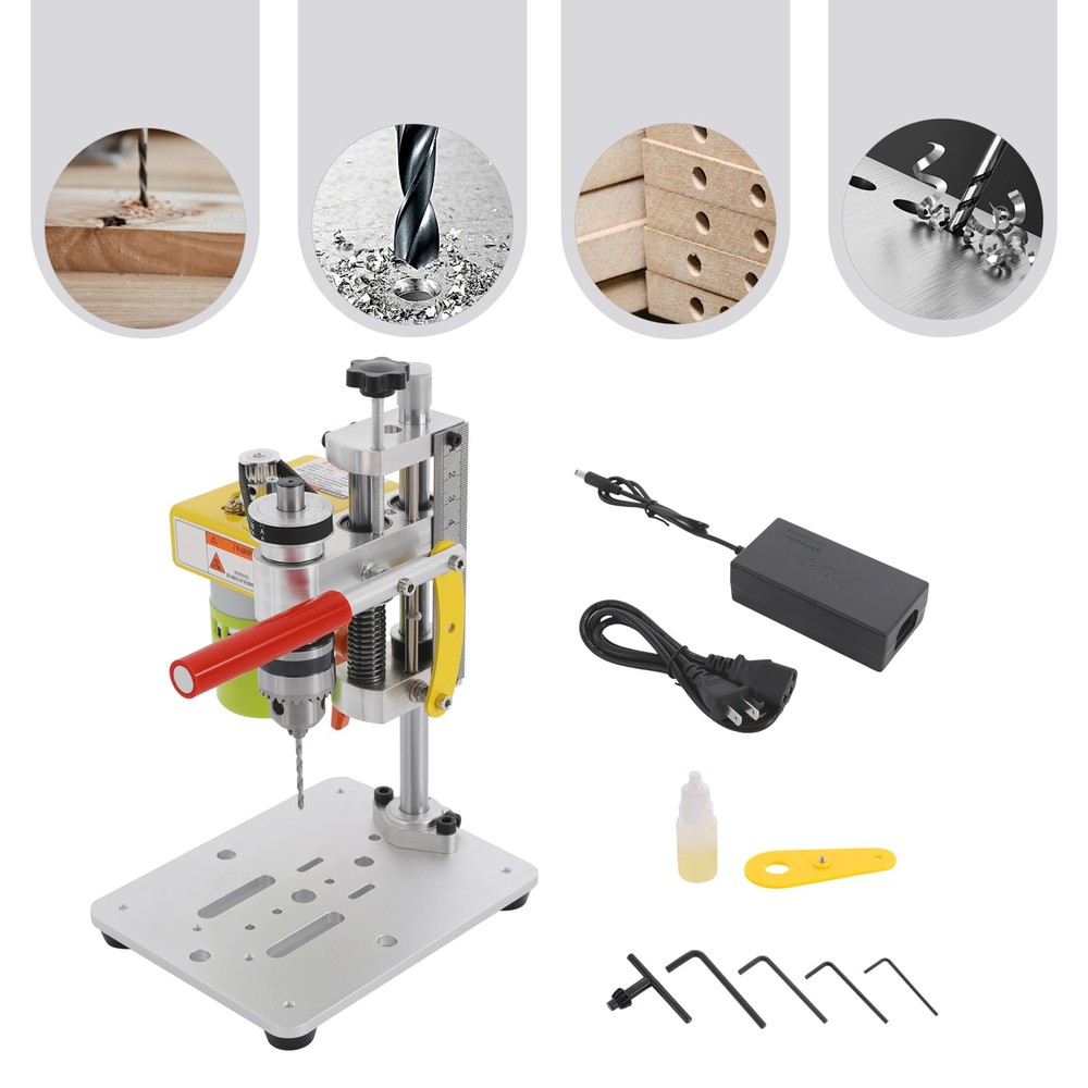 Portable Drill Press Mini Electric Drill Press Bench Benchtop Drill Press 120W