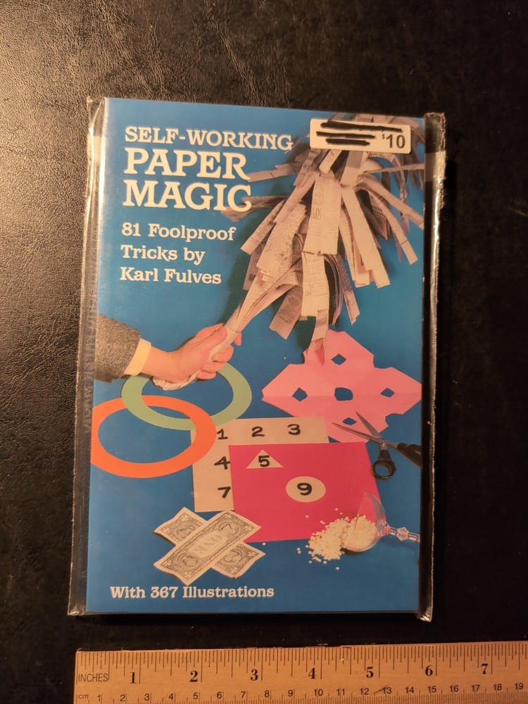 Karl Fulves 81 Self Working Paper Magic Tricks Book