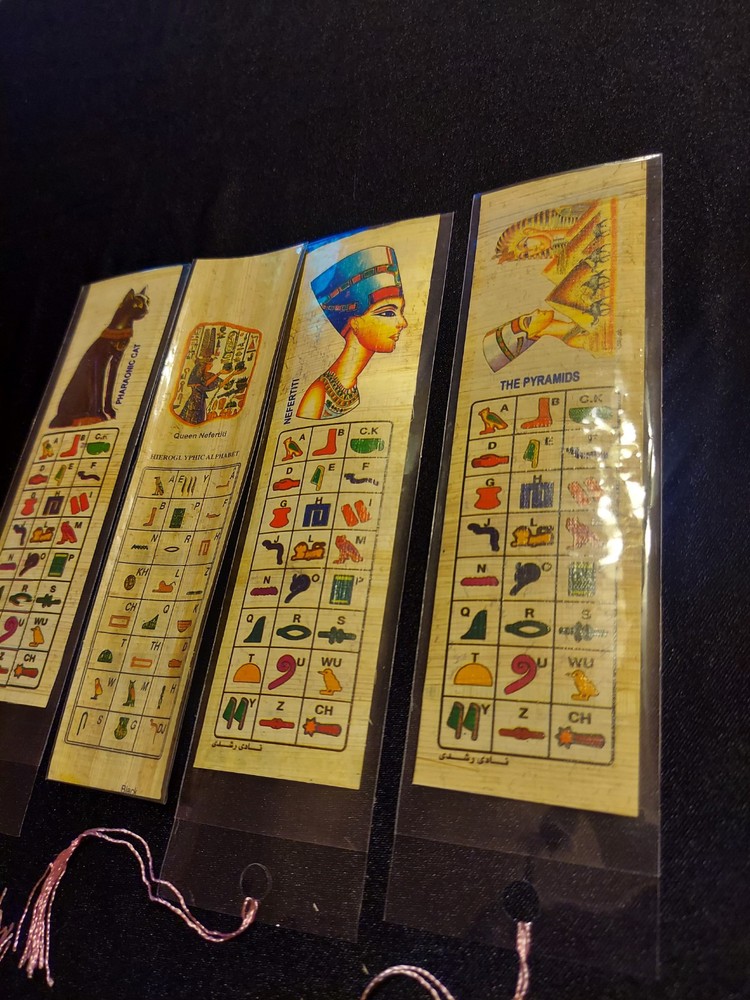 whesale set of 12 papyrus bookmarks