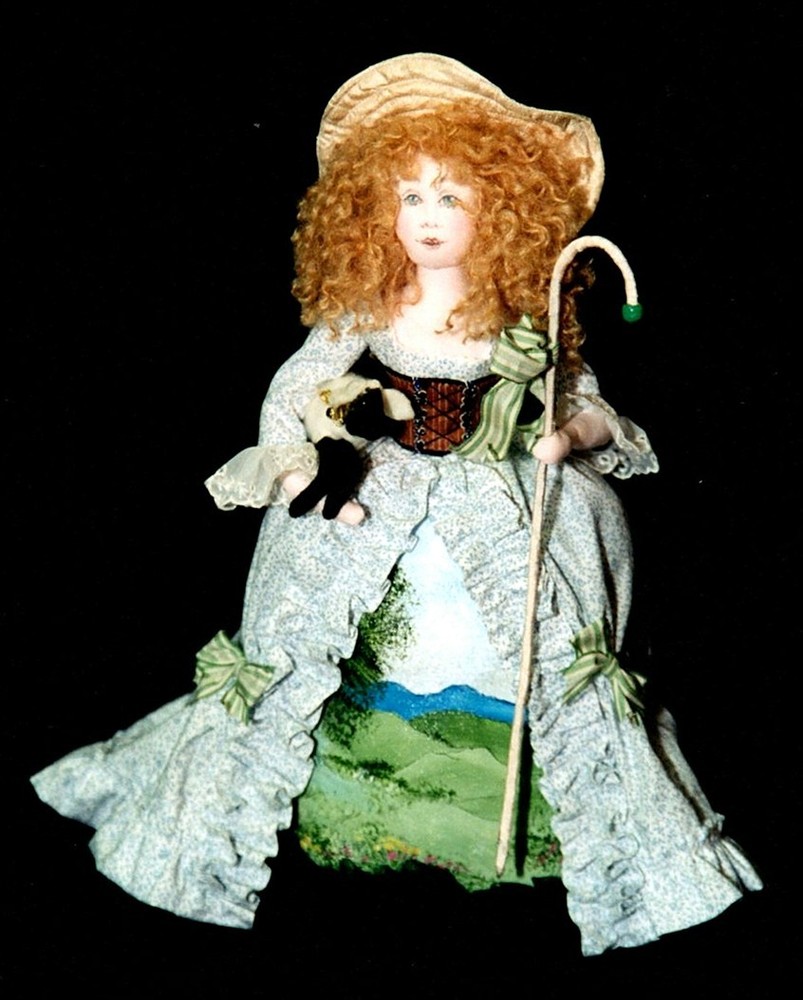 Cloth Art Doll Pattern (OOP) "Mary Had a Little Lamb" By Sylvia Schorr