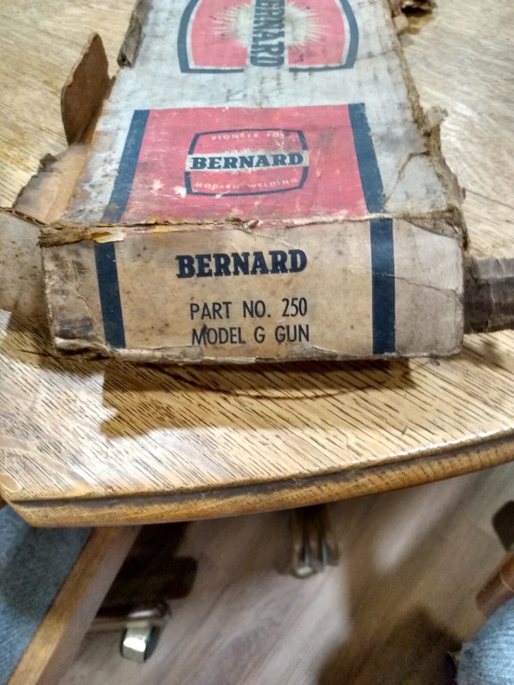 Air-Cooled MIG Welding Gun Bernard Old Barell Style 250 Excellent Condition
