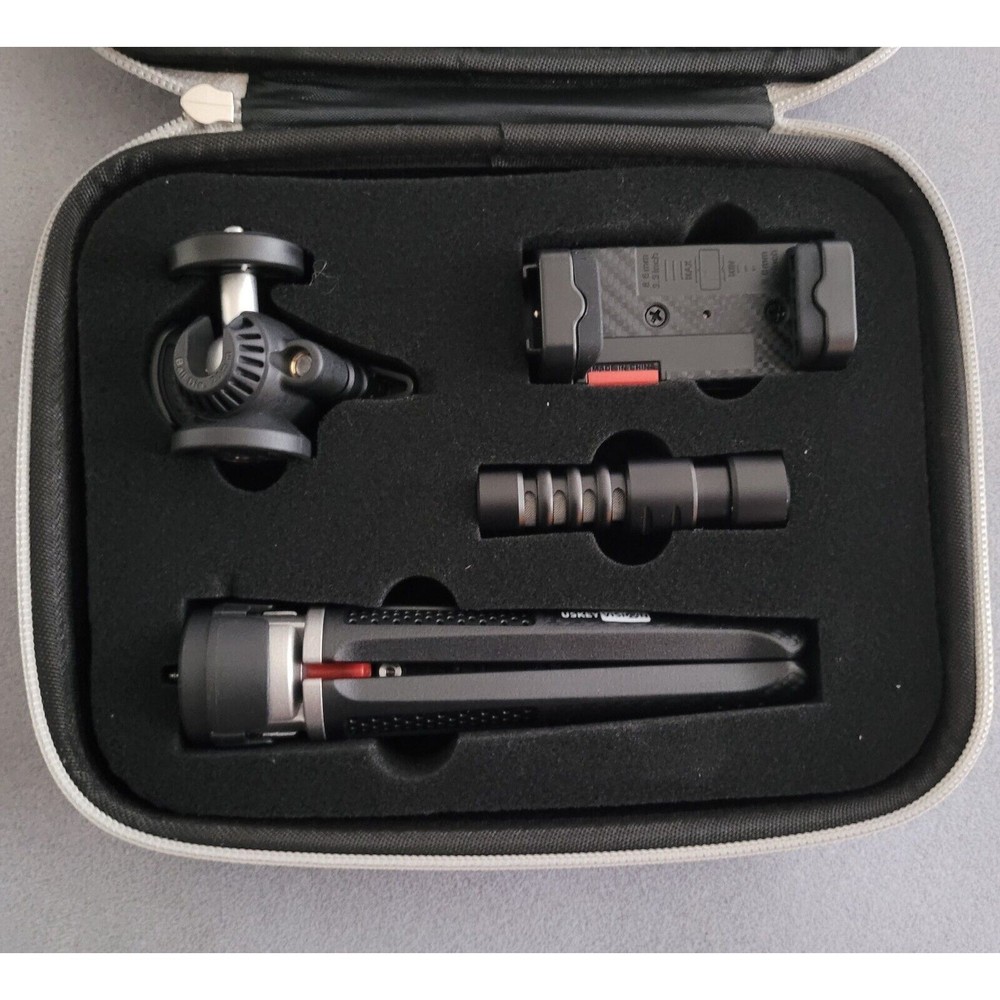 USKEYVISION Smartphone Vlogging Video & Microphone Kit-iPhone/Android-NEW!