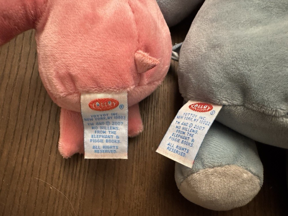 Elephant & Piggie: Plush Toy, MO Willems