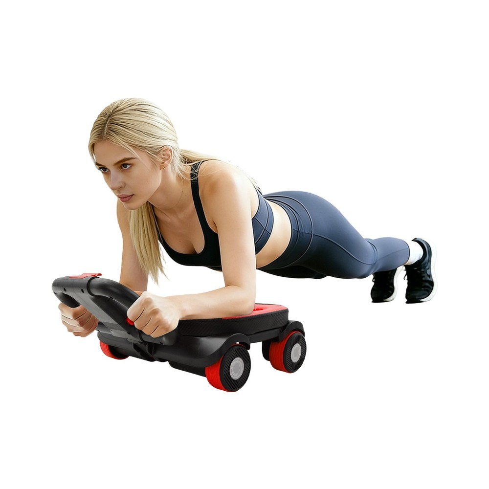 AB Roller Wheel Support Four-Wheel Elbow Abdominal Roller Abdominal Roller 150kg
