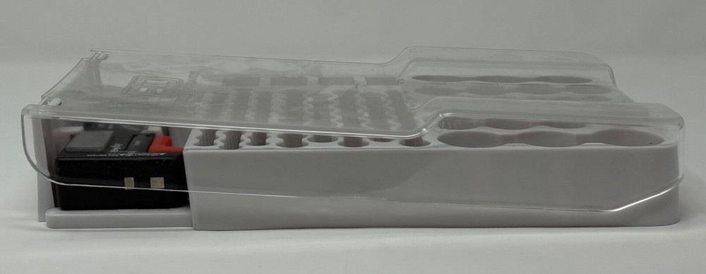 Battery Organizer Storage Case / Container for Batteries w/ Tester AA AAA 9V C D