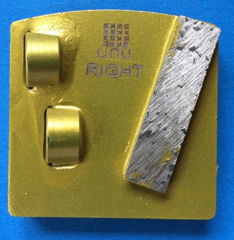 trapezoid diamond PCD tool for concrete heavy coating removal-right rotation
