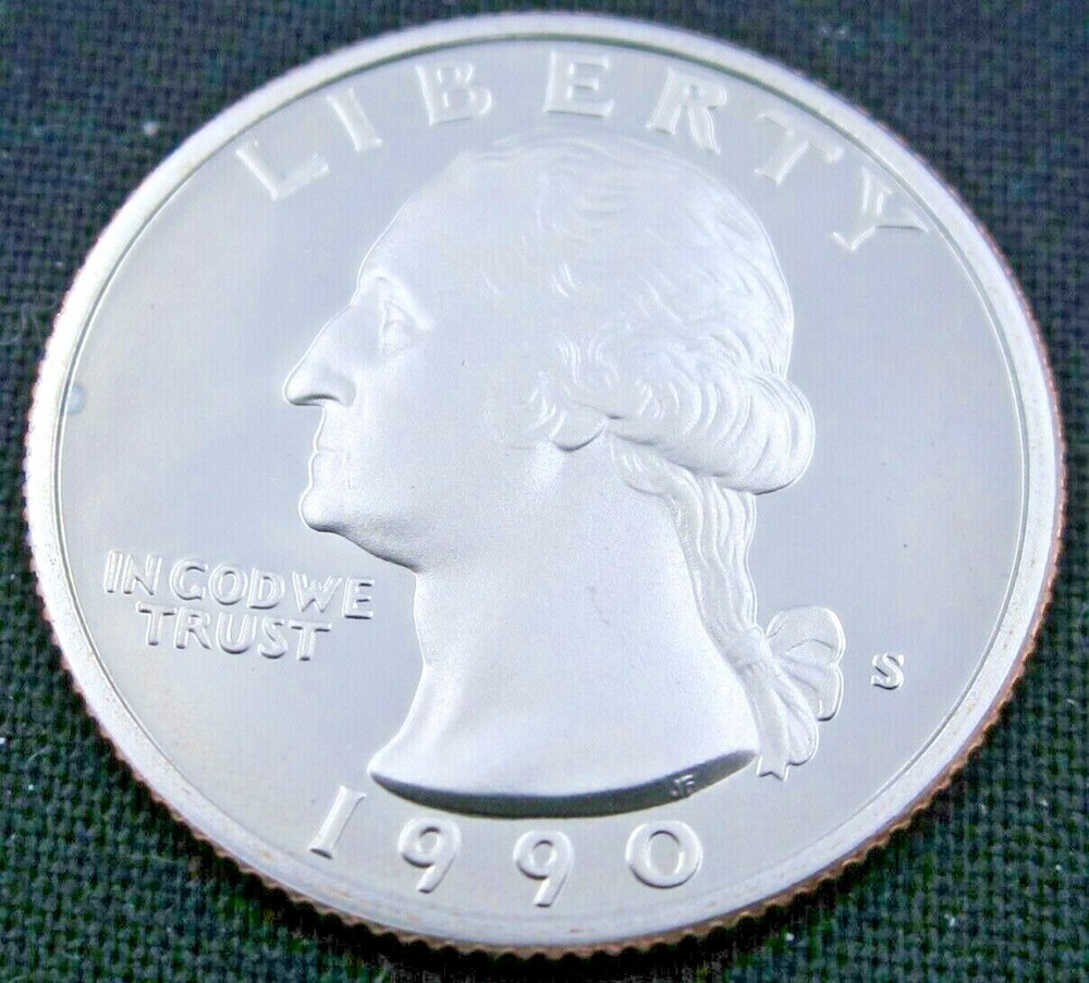 1990 S San Francisco Proof Washington Quarter - Uncirculated