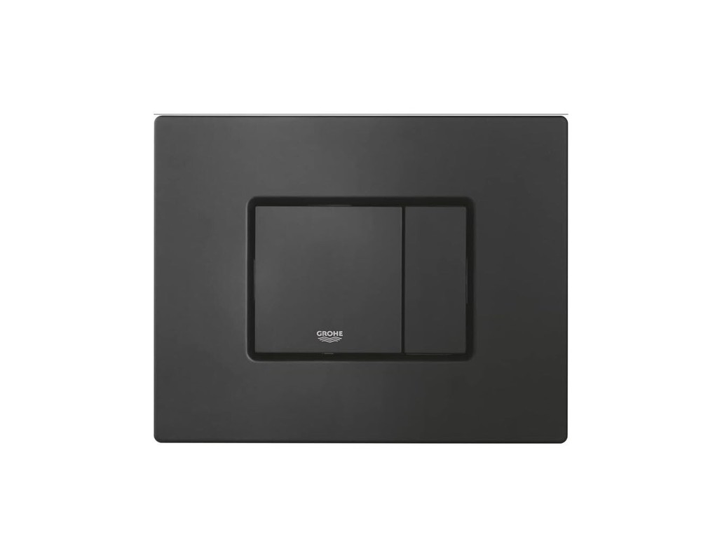 GROHE matt black WC dual flush plate Double Vertical Horizontal 38966KF0