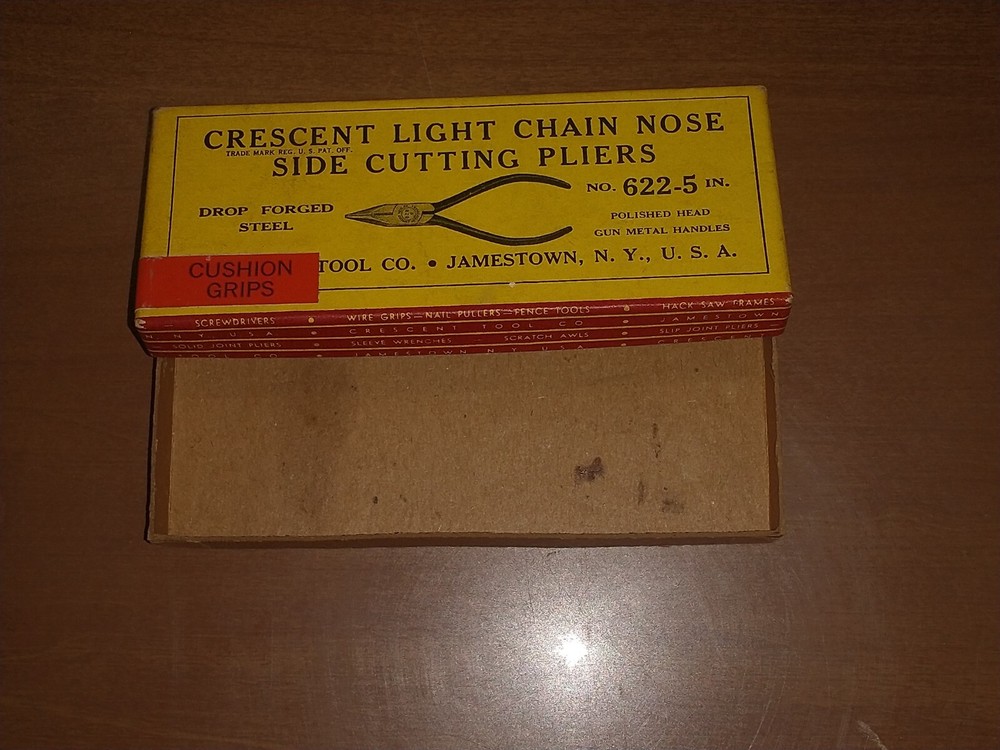 Crescent Tool Co. Light Chain Nose Pliers Box Only