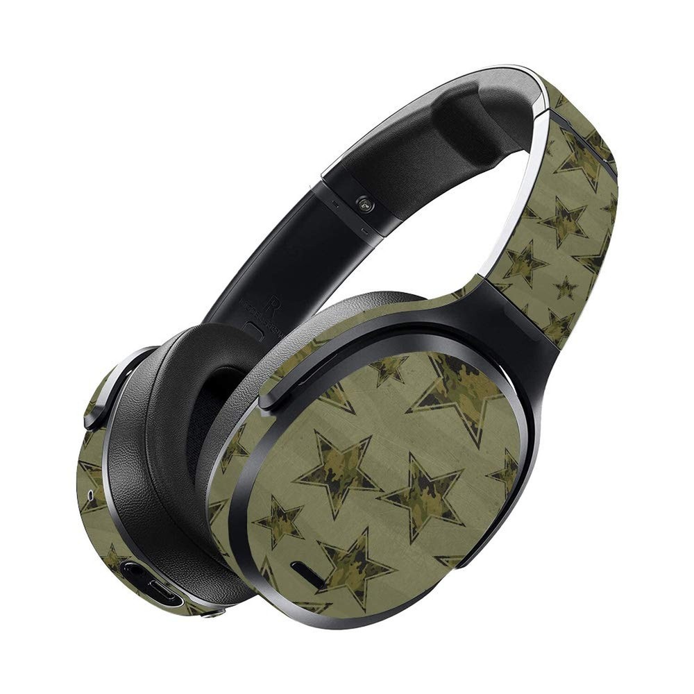 MightySkins Skin for Skullcandy Crusher ANC - Army Star | Protective, Durable...