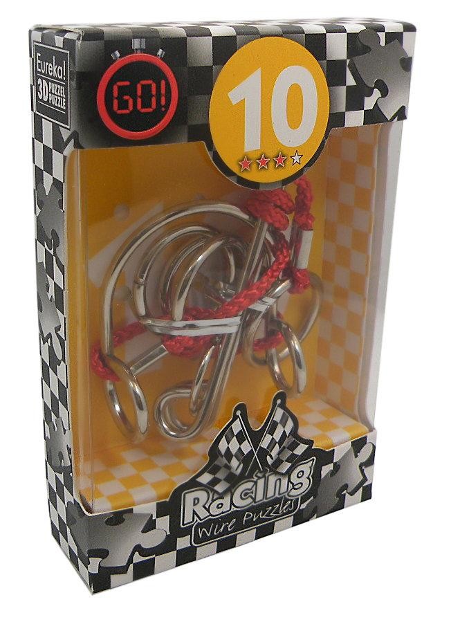 Racing Wire No. 10 - String Brainteaser Metal Puzzle