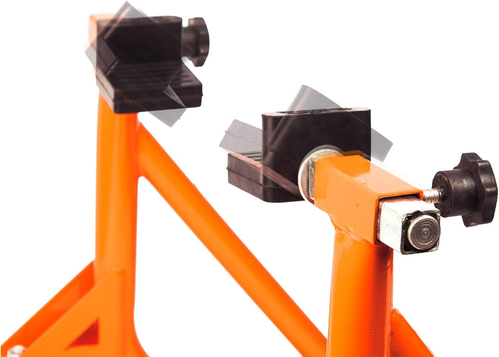 Universal Adjustable Rear Paddock Stand for Motorcycle with Swingarm Rest 360° D