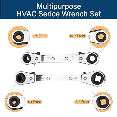 Valve Core Remover Installer Tool and HVAC Service Wrench Set, HVAC Core