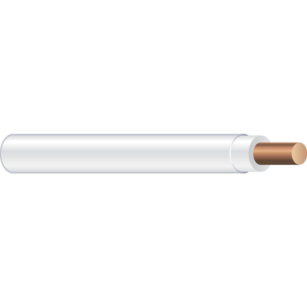 Southwire 100 ft. 12 White Solid CU THHN Wire