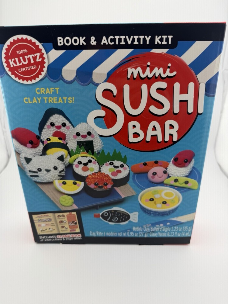 Klutz Mini Sushi Bar Craft Kit, Medium, Multicolor Ages 7+
