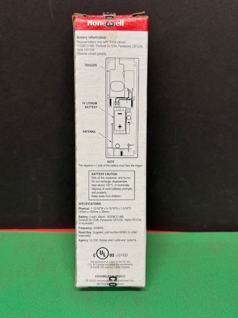Honeywell 5869 UL Commercial Wireless Hold-Up Switch / Transmitter