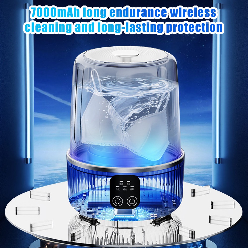 Portable Mini Underwear Compact Washer Machine USB Laundry Cleaner