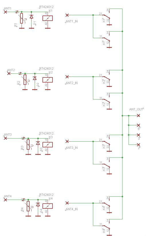 KIT 4:1 remote antenna switch DIY cheap SO-239 KIT