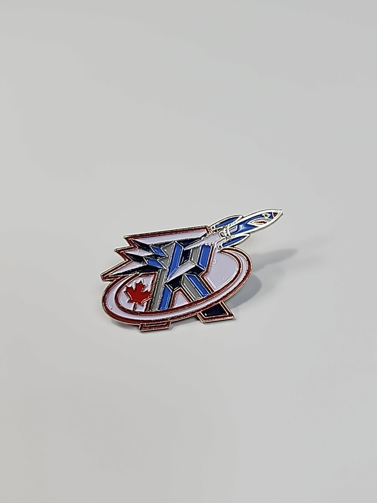 Rockets Lapel Pin Canada Maple Leaf
