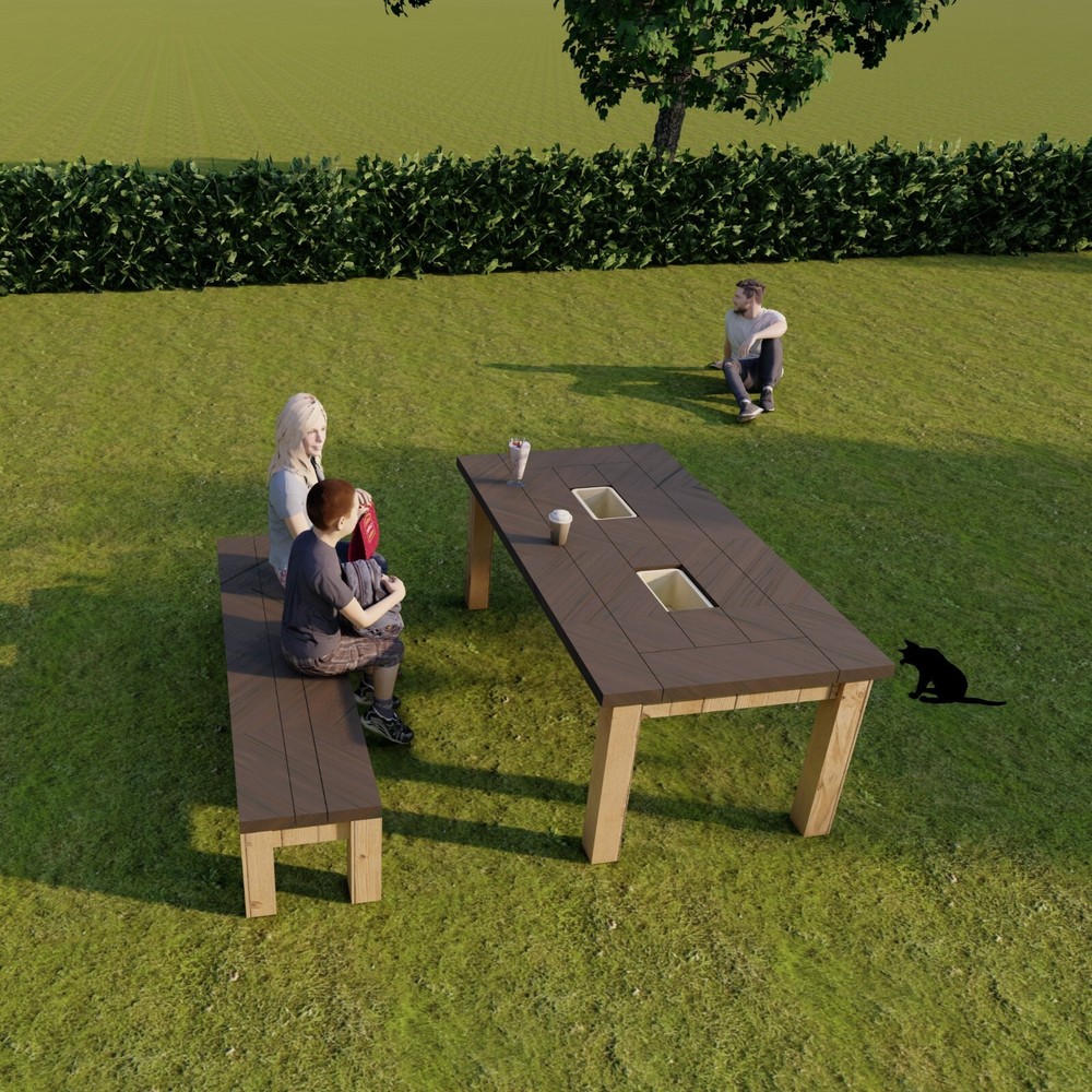 Woodworking Plans for Picnic Table with Integrated Cooler - Complete DIY Guide