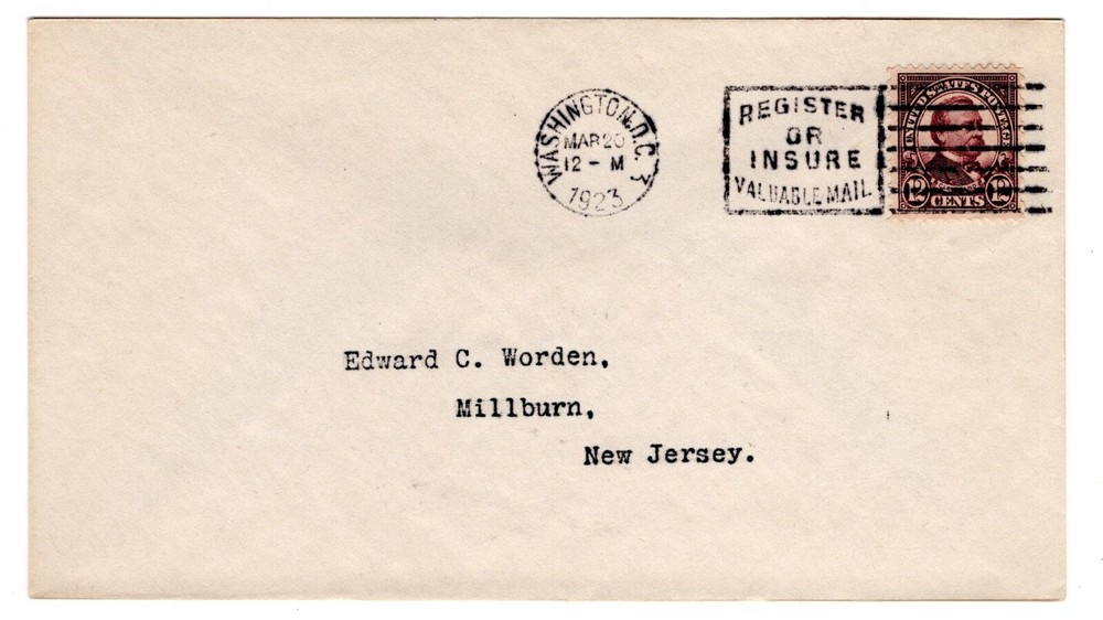 #564 Cleveland 12c Worden 1923 First Day Cover