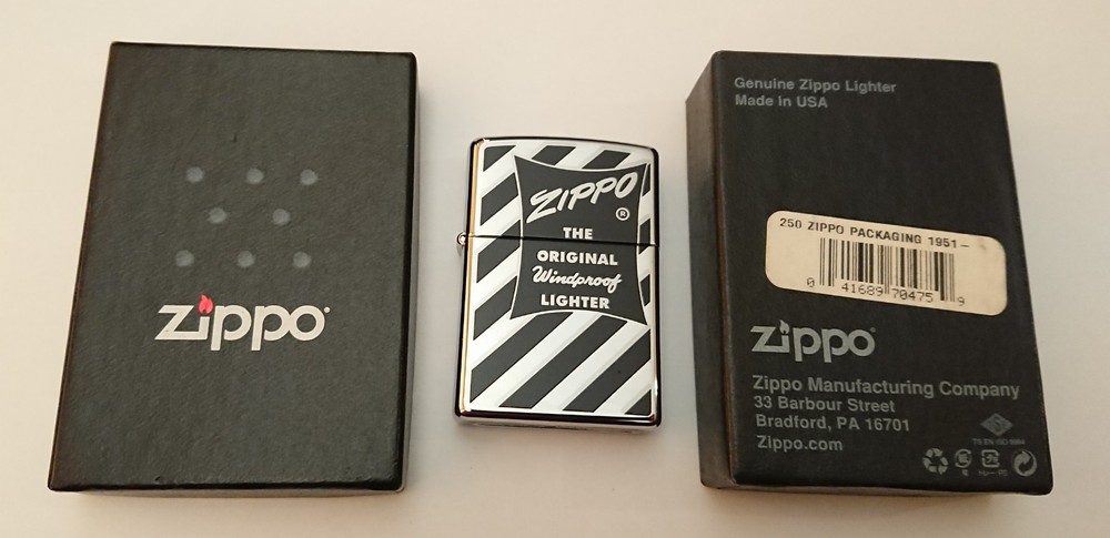 Zippo Black Box 1951 Package Design Lighter, circa 2011
