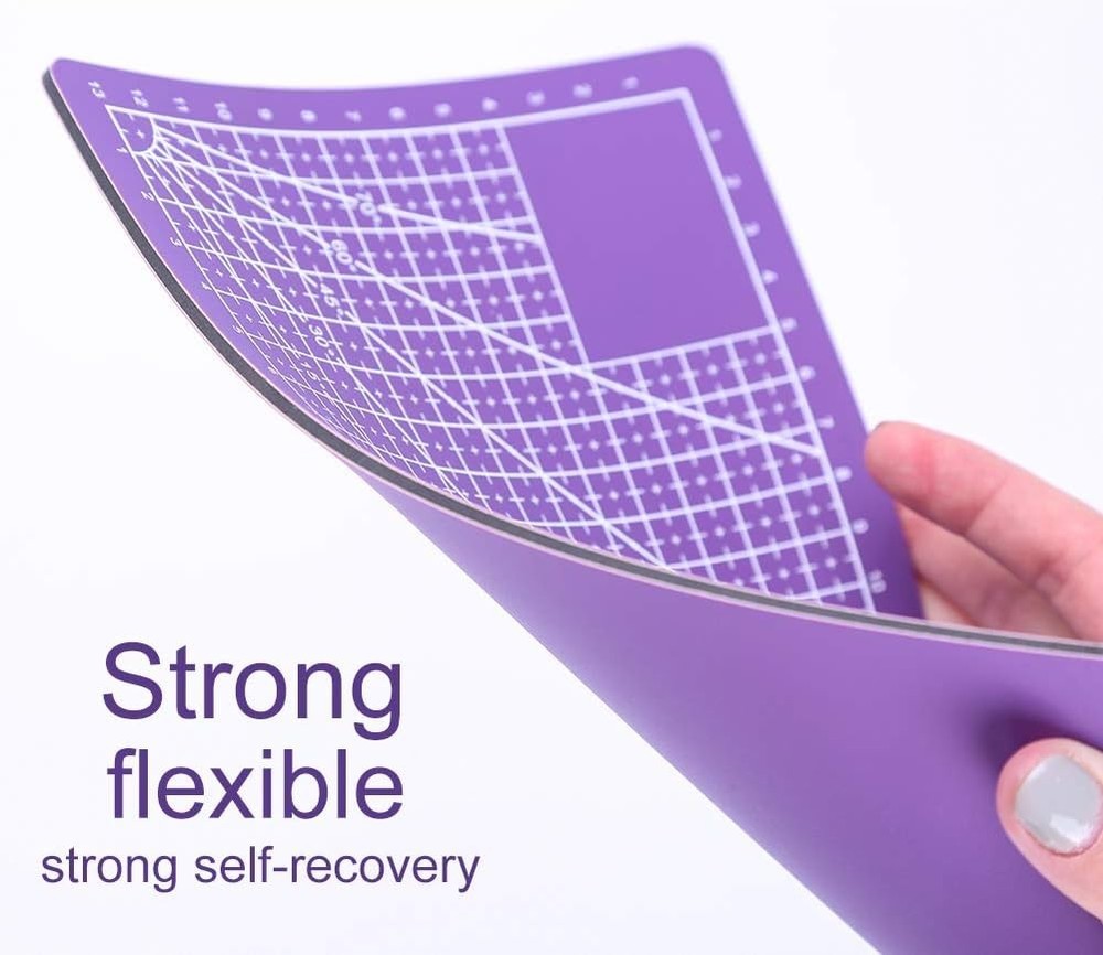 A5 Self Healing Cutting Mat Double Sided, Small Cutting Mat Great for Scrapbo...