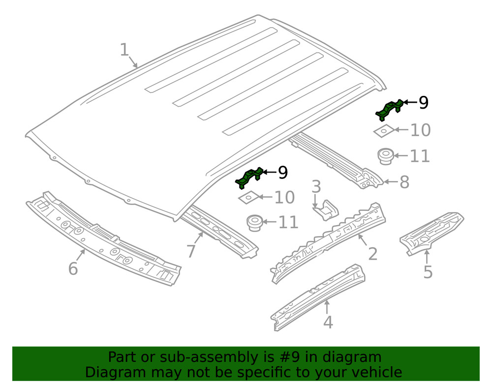 Genuine Mitsubishi Mount Bracket 5290B042
