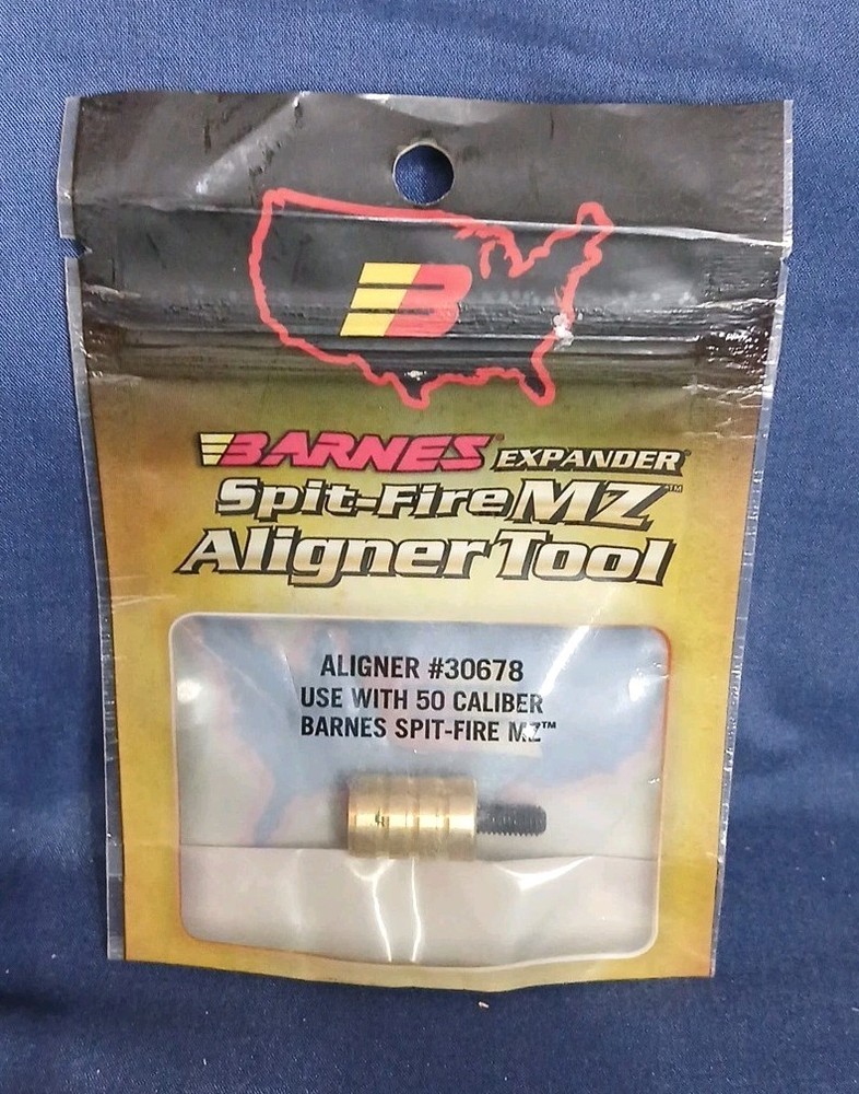 Barnes Muzzleloader Alignment Tool .54 Cal Brass 0.75" Long 30708. NOS