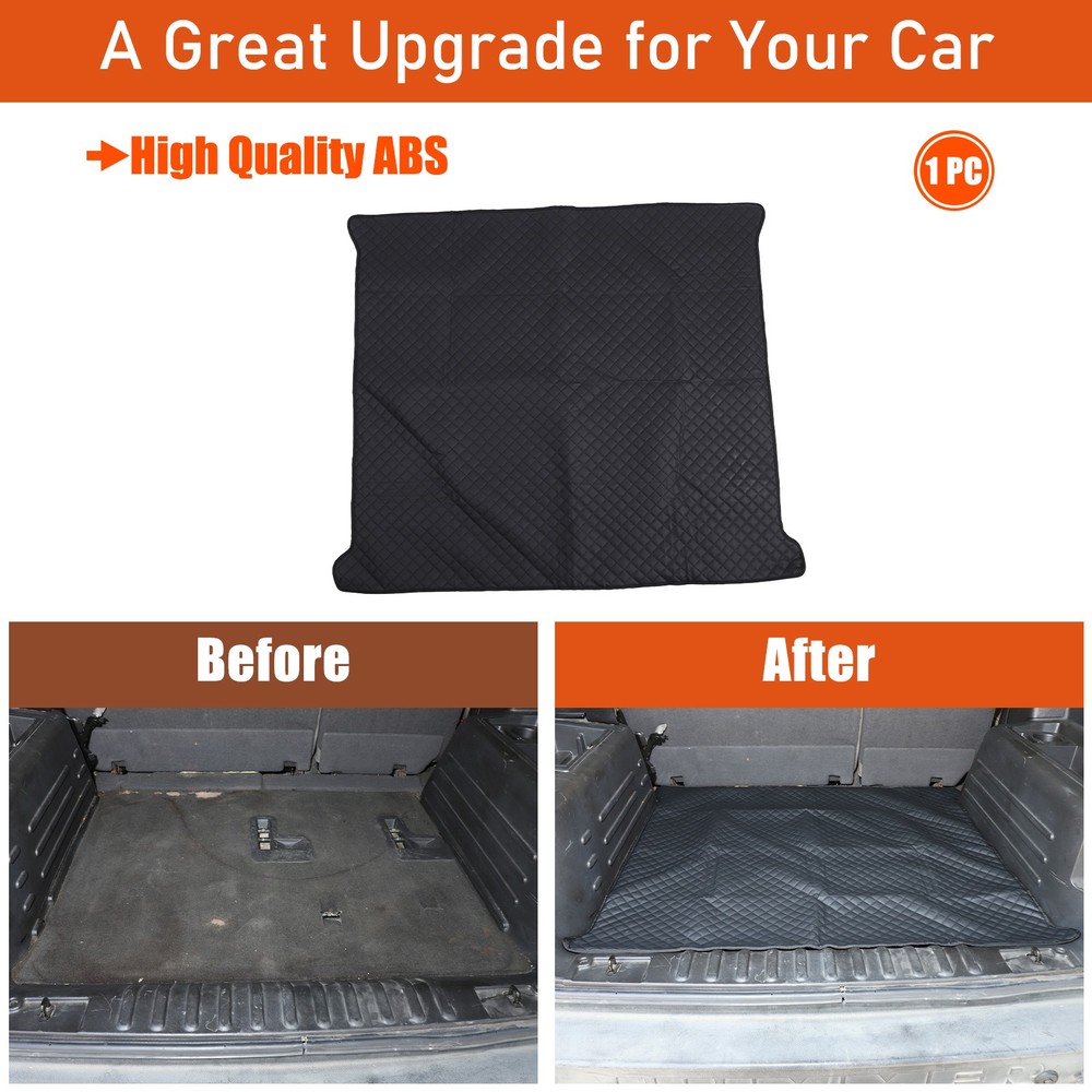 Black Car Trunk Mat Protector Trunk Pad For Hummer H2 2003-2009