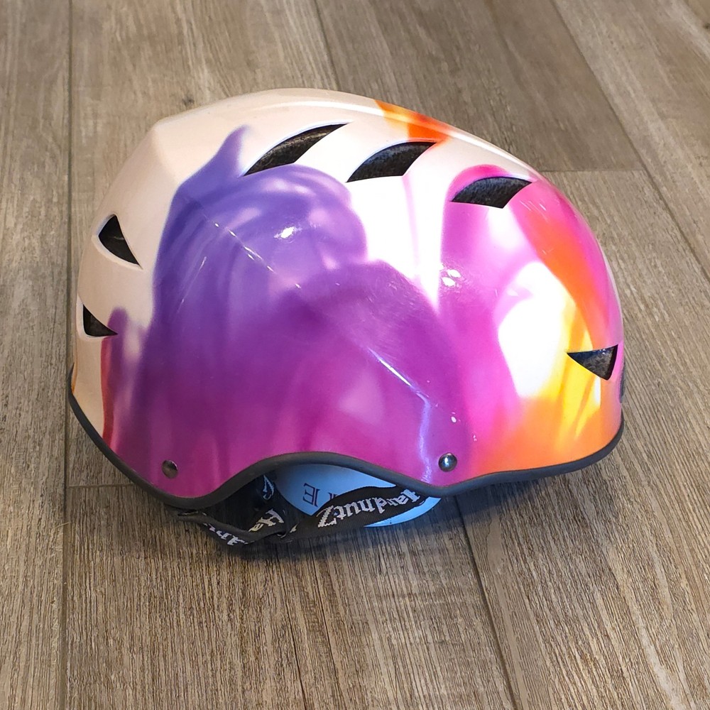 Hardnutz Geometric print Cycle Skate Ski Helmet 54-58 cm Medium Adjustable
