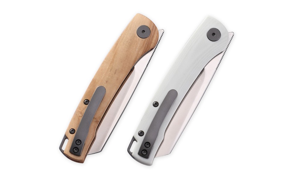 Petrified Fish PFE04 Scholar,154CM Satin/Stonewashed Blade Folding knife