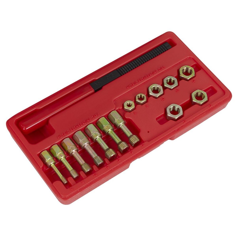 Sealey AK310 Re-Threader Kit 15pc Metric