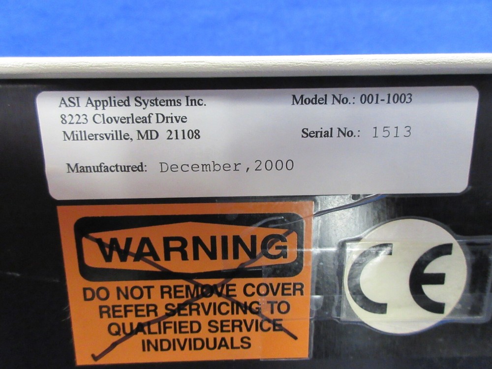 ASI ReactIR 1000 Optics & Electronics Module DiComp Laser Probe EG&G FTIR sensor