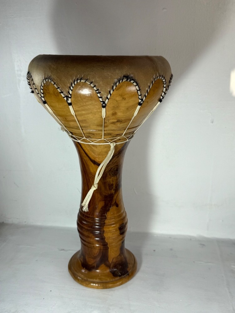 Vintage African Goblet Drum - Percussion Djembe Bongo