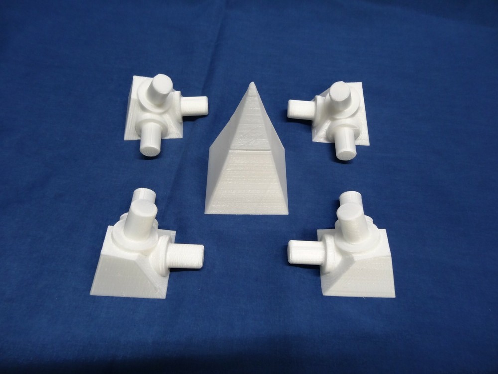 NUBIAN MEDITATION PYRAMID CONNECTOR KIT for use with 1/2" copper pipe