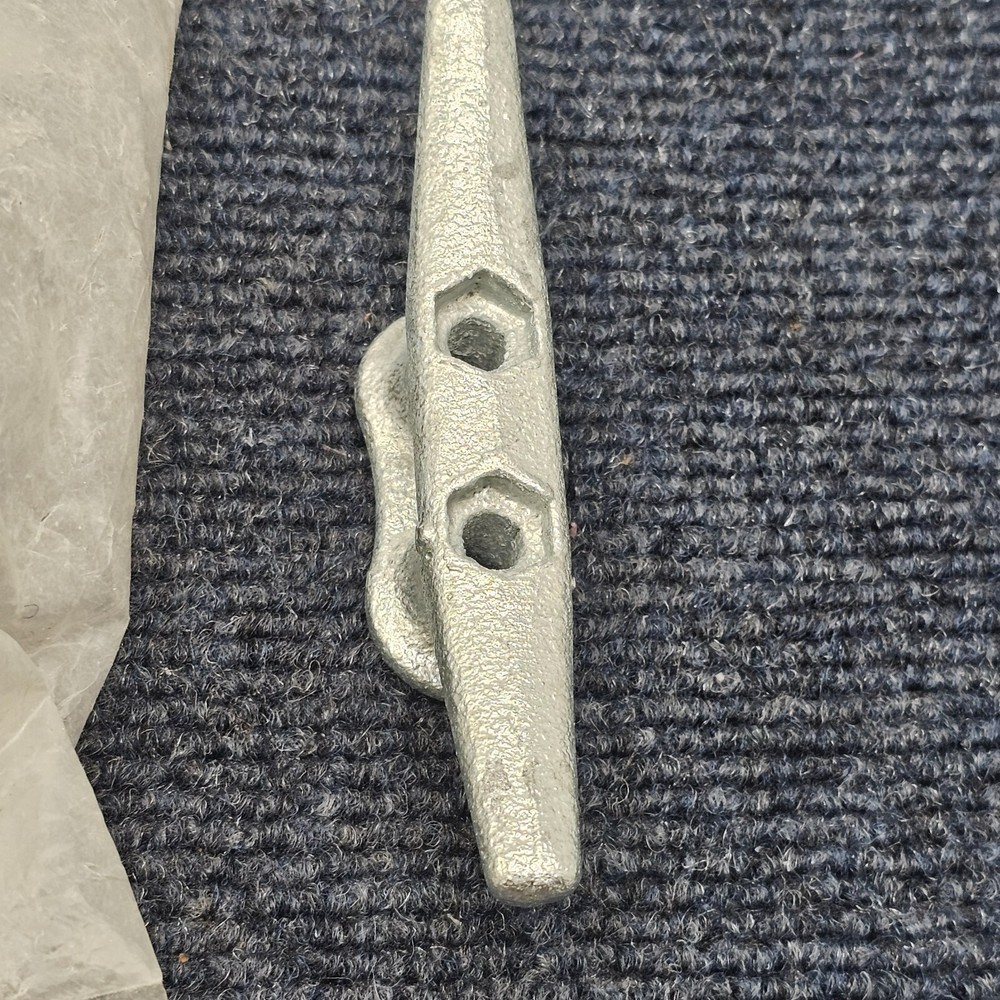 (QTY 10) Zujara DC-4GI-10 Dock Cleats Galvanized Iron 4"