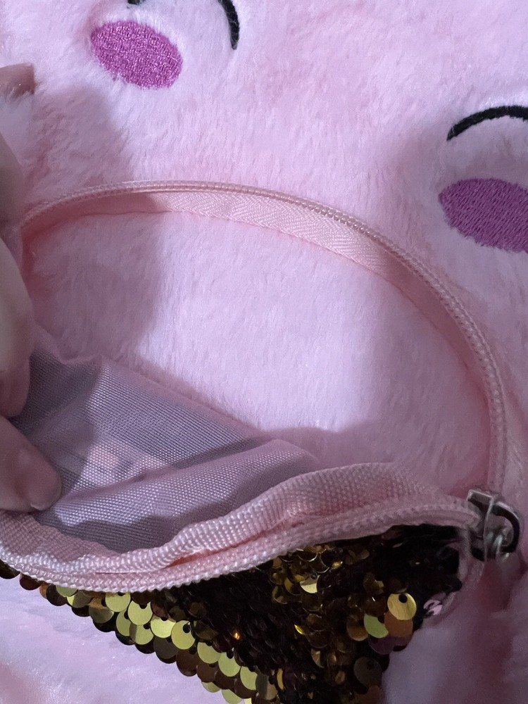 NWT Love At First Sight Girls Mini Backpack Sequins Unicorn