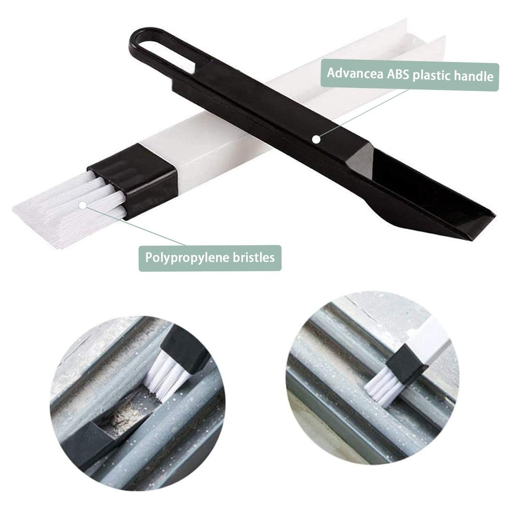 8 Pcs Hand-held Groove Gap Cleaning Tools,Door Window Track Cleaning Tools Gr...
