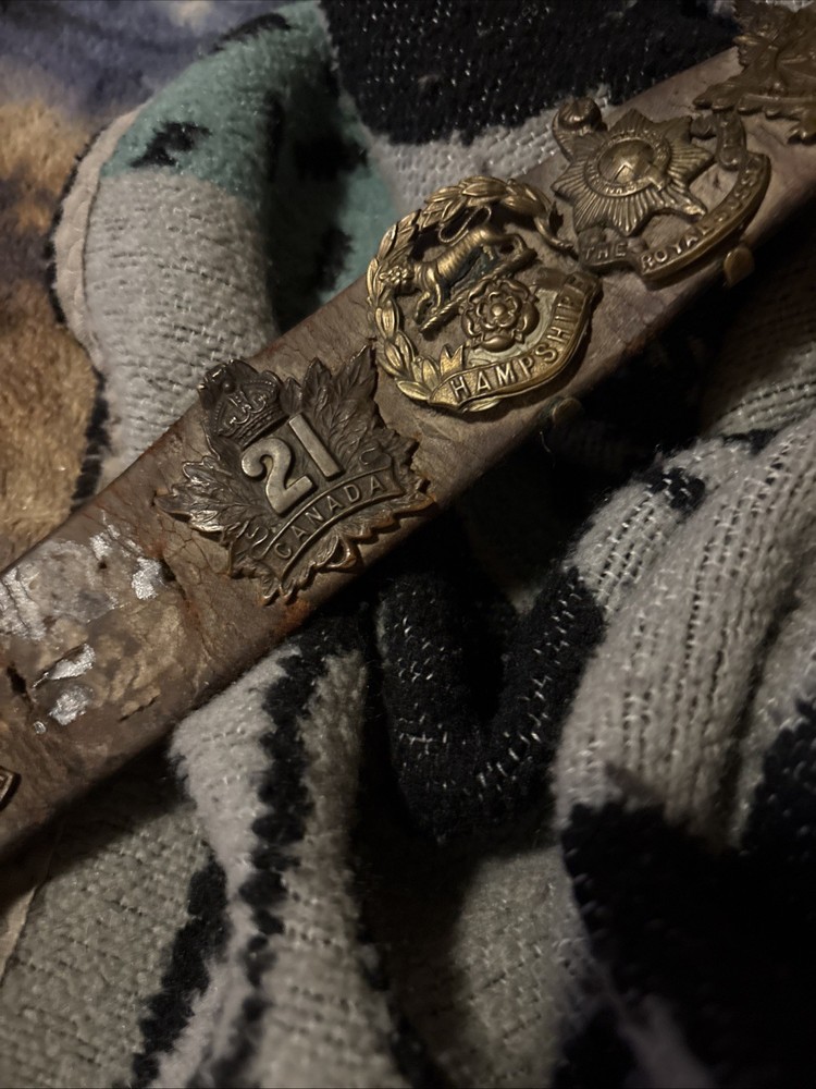 Vintage Original WWI Imperial German "Hate Belt" with Buckle