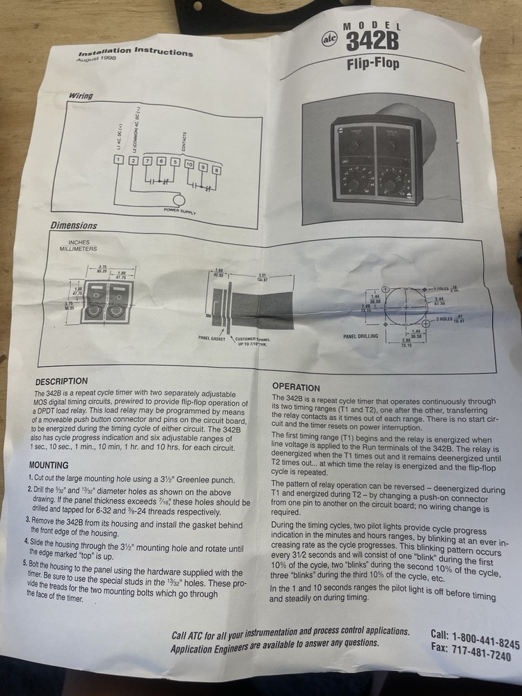 Automatic Timing & Controls multi-range repeat cycle timer