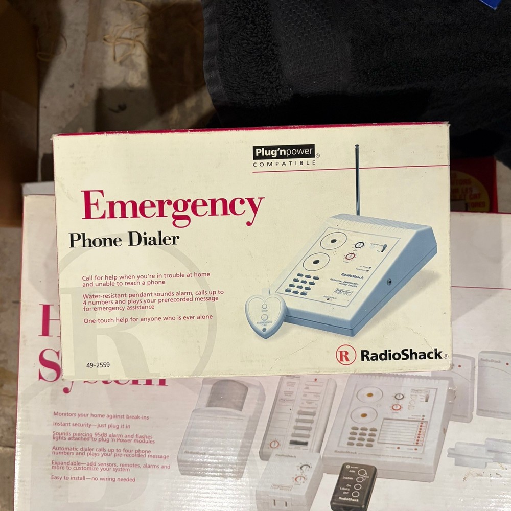 Plug N Power Wireless Home Security System & Emergency Phone Dialer