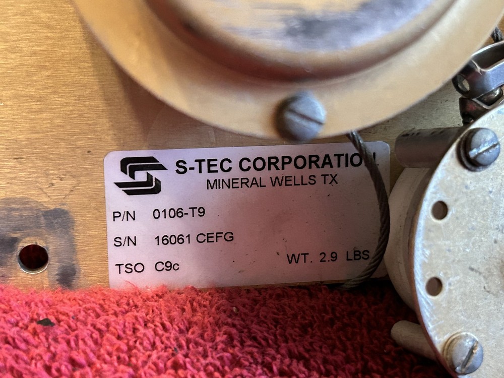 S-TEC AUTOPILOT 60 TRIM SERVO P/N 0106-T9