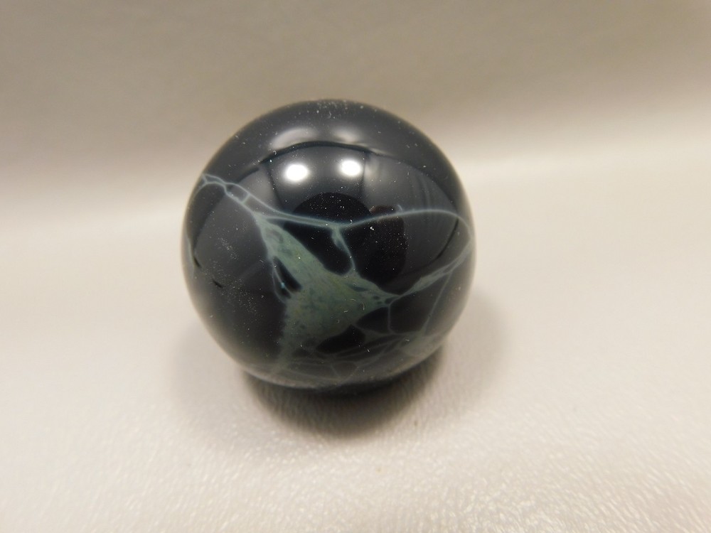 Spiderweb Obsidian Stone Sphere 1.5 inch or 39 mm Gemstone #O7
