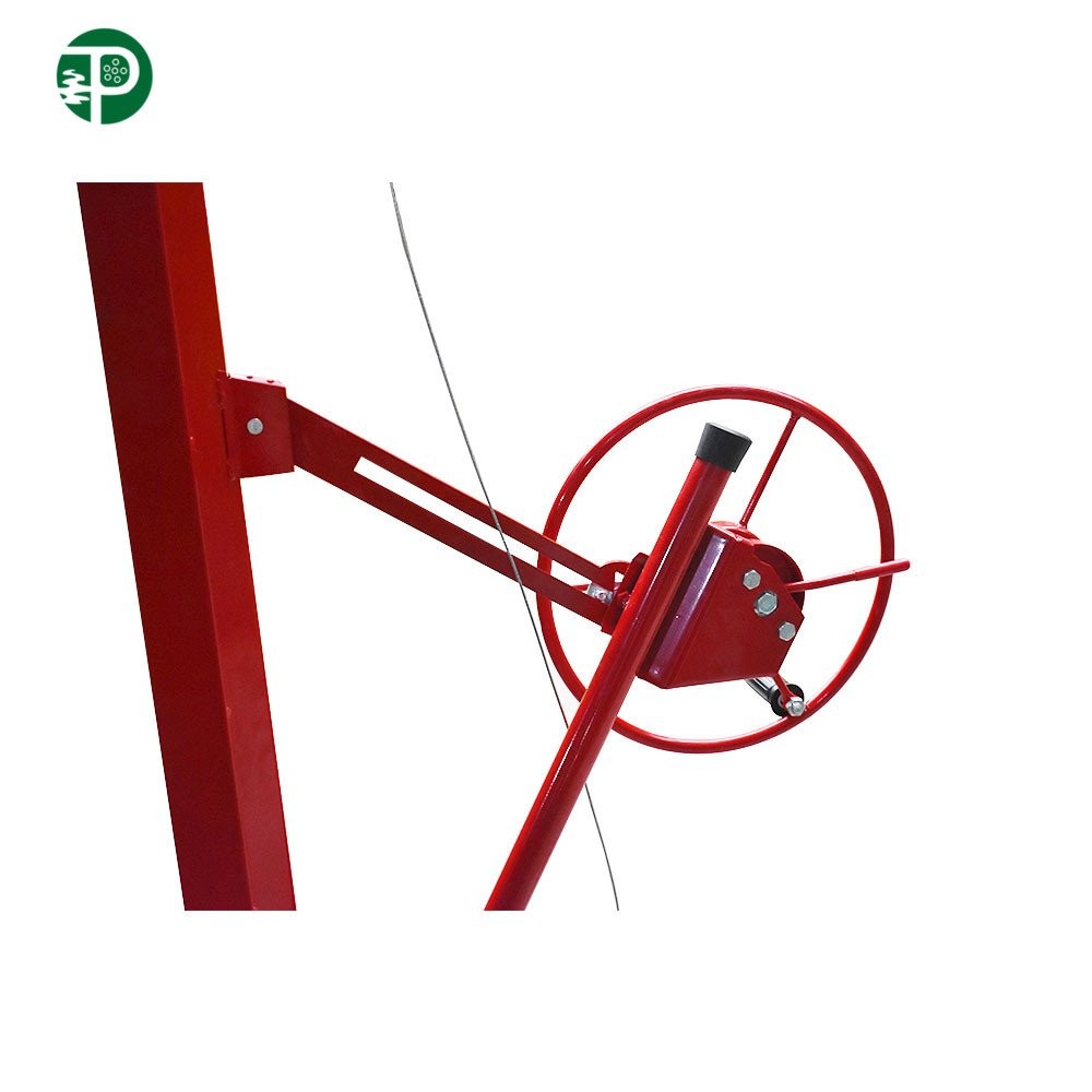 16FT Drywall Lift Plasterboard Panel Rolling Lifter Lockable Industrial Tool US