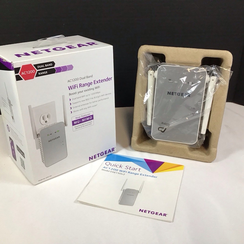 Netgear EX6150 AC1200 Wireless Dual Band WiFi Range Extender
